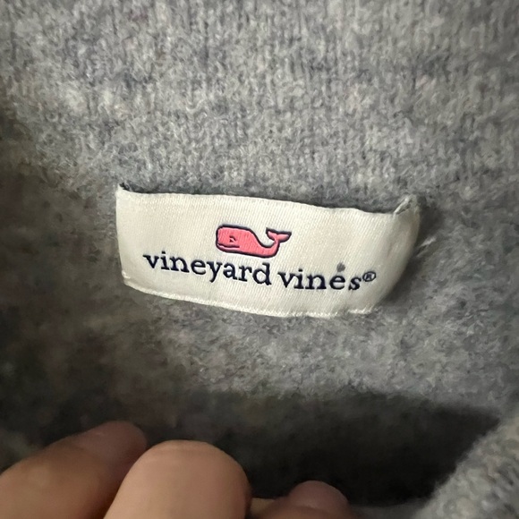 Vineyard Vines Gray Cowl & Turtlenecks Sweater - Picture 3 of 5